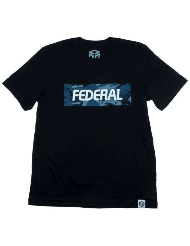T Shirt FEDERAL Logo BLue Camo