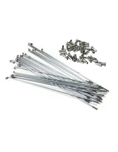 36 Spokes Galvanised and chrome Nipple 182 mm