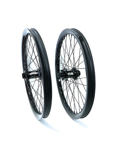 Paire de roue PRIDE carbone Wave/Fusion 20X1.75