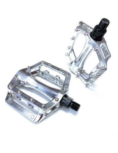 Pédales Plateforme  aluminium silver 9/16