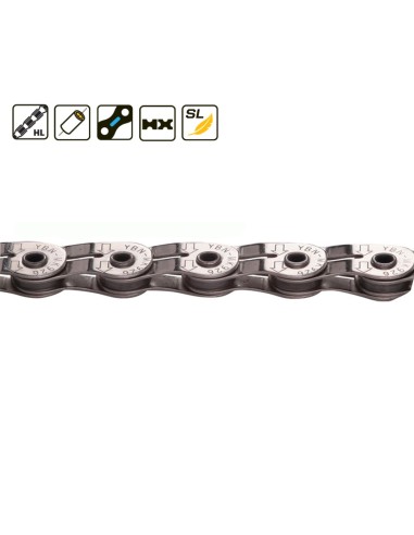 Chaine BMX Race 1/2 maillons YBN MK 926 SL 1/2 x 3/32 ème