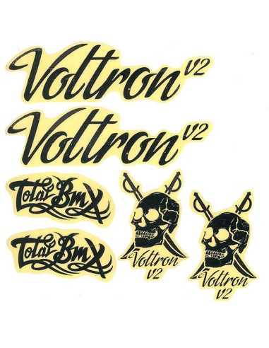 Kit stickers Total Voltron V2 noir