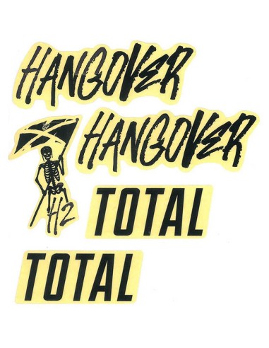 Kit stickers Total hangover noir