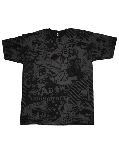 Tee Shirt SHADOW CONSPIRACY All Over Yet noir taille S